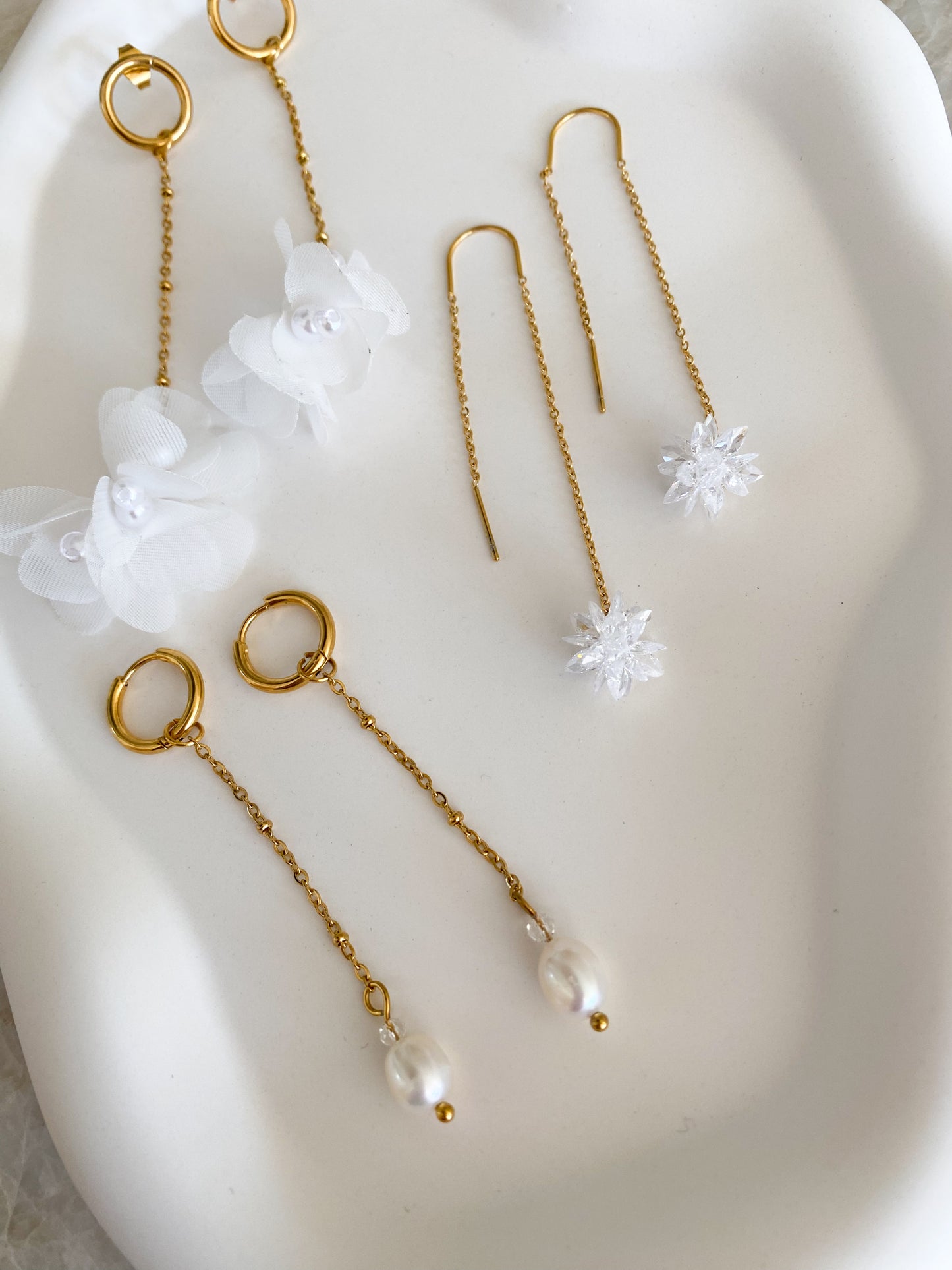 ELSA Ohrringe mit Zirkonia Blüte