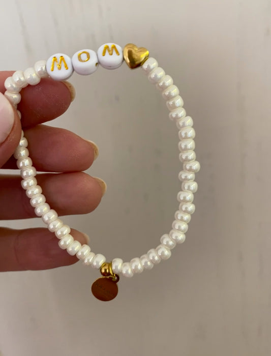 MOM Armband mit Herz