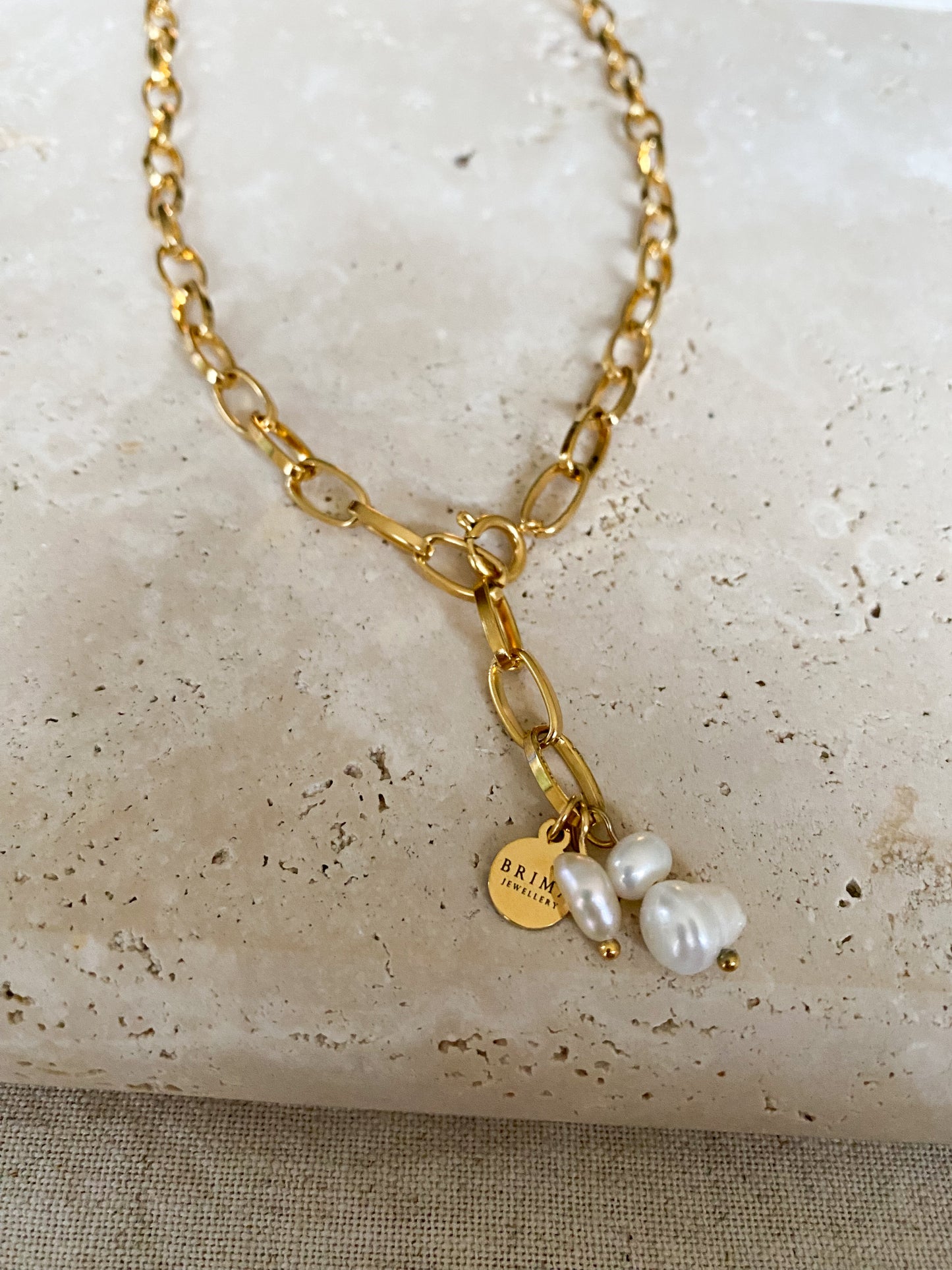 Chanti - Gliederkette mit Süßwasserperlen